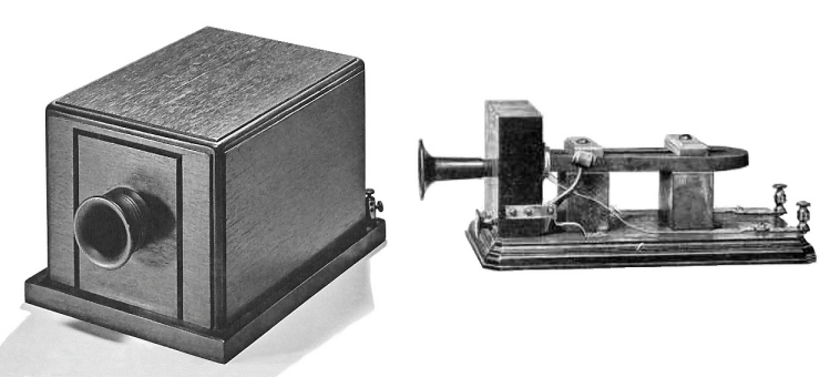 Bell's Box Telephone, the first commercial telephone.